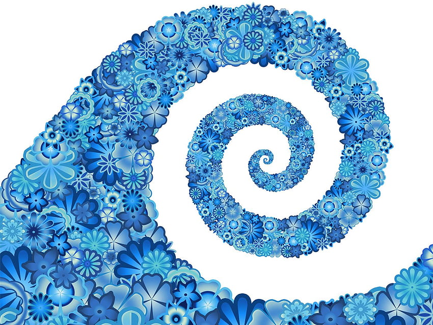 Fibonacci en Cool Monodomo, Espiral de Fibonacci fondo de pantalla