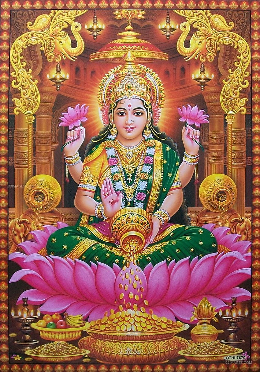 Hochauflösende Ultra Laxmi Devi - Schürze, Lord Lakshmi Devi HD-Handy-Hintergrundbild