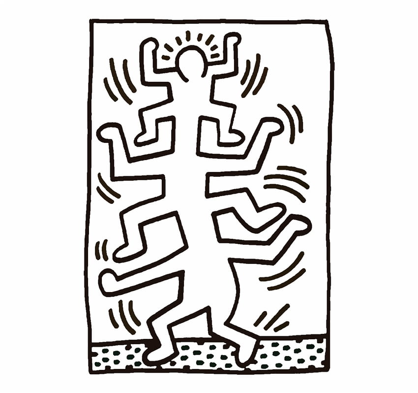 Keith Haring For Kids Artprints To Color Pop Art Paintings HD wallpaper
