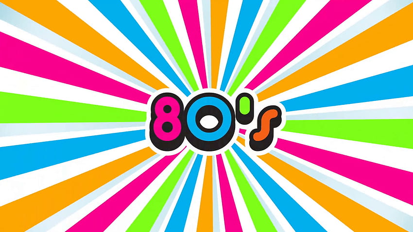 80s Logo Sunburst Background. Video Logo Animation Motion Background, 80s Shapes HD wallpaper