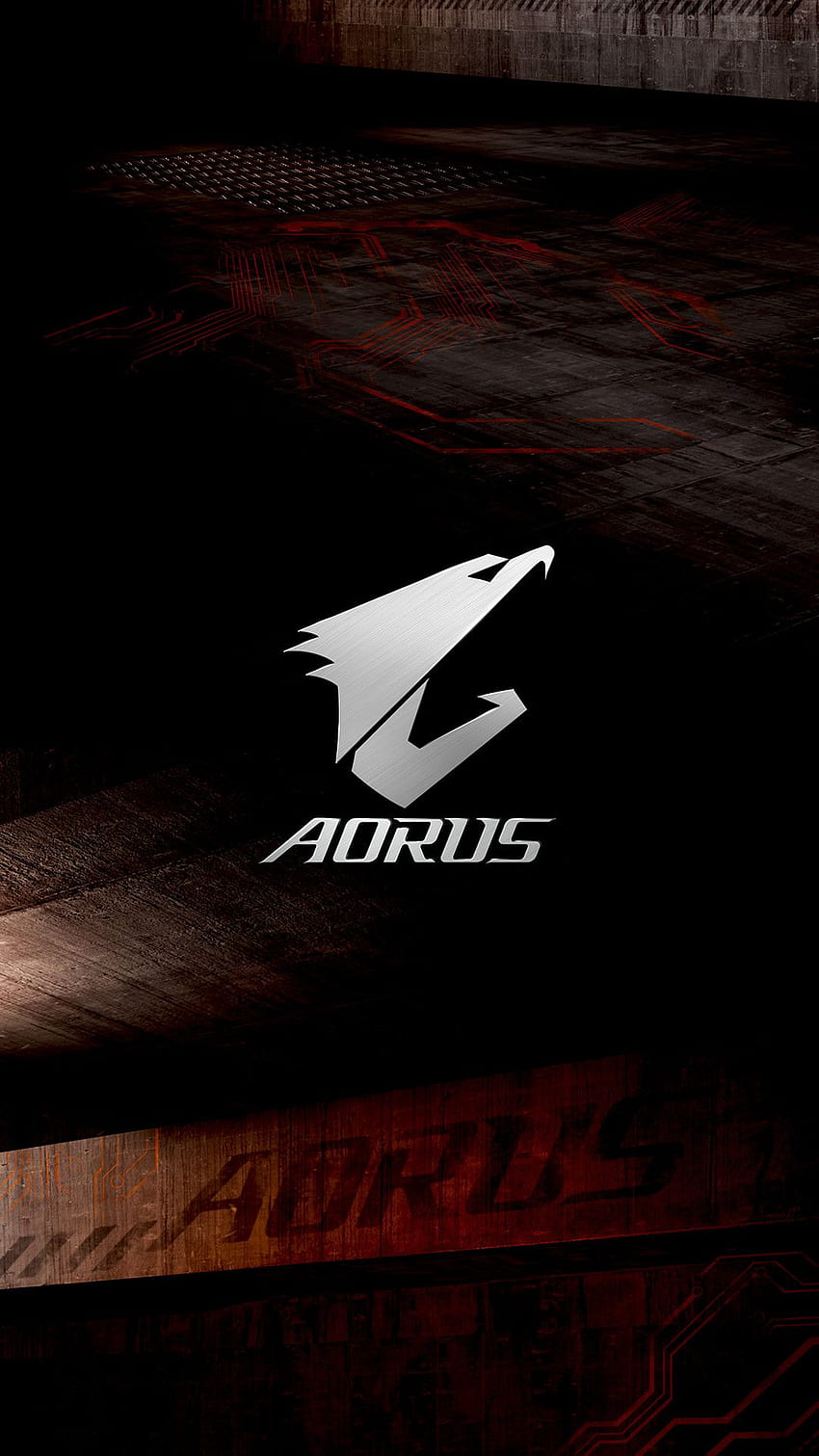 Gigabyte-Hintergrund, Aorus HD-Handy-Hintergrundbild
