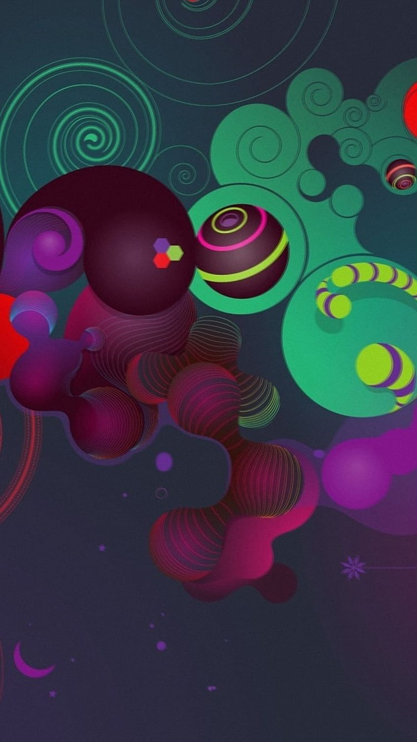 Full Circle Colour 3D Abstract For iPhone 6 Plus, 750 X 1334 Abstract HD  phone wallpaper | Pxfuel