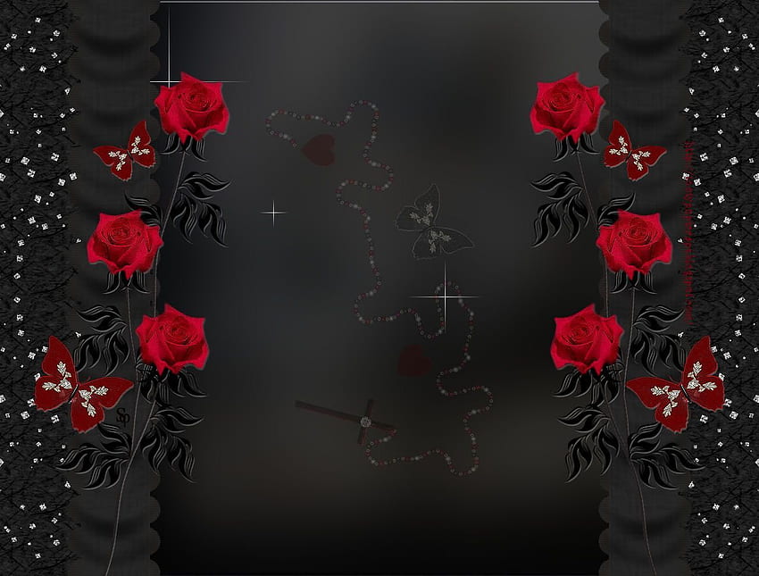 Stock Detail. Gothic Roses in 2020. Red roses , Gothic rose, Rose HD wallpaper