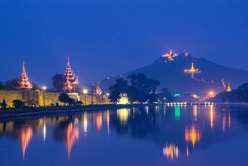 မန္တလေး ideas. mandalay, myanmar, el palacio de cristal fondo de pantalla