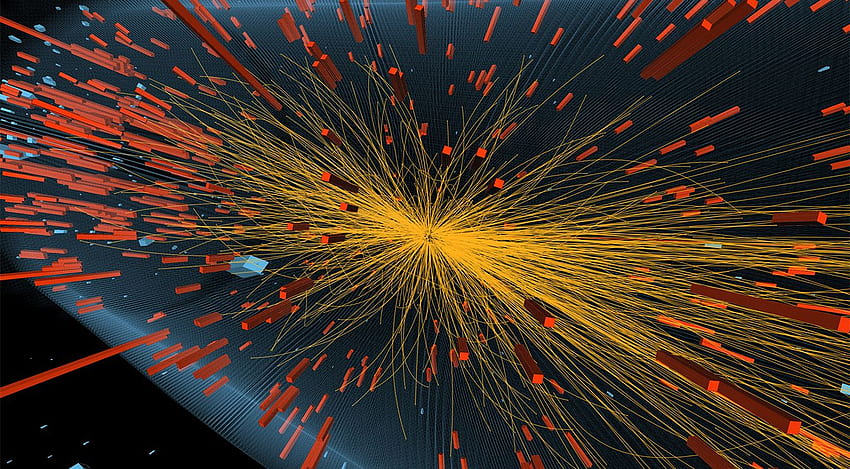 Un nouveau collisionneur de particules peut écraser des électrons dans des trous, Explosion de particules Fond d'écran HD