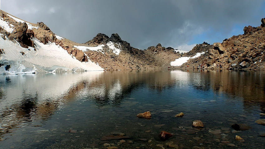 ธรรมชาติ น้ำ ภูเขา ทะเลสาบ ความโปร่งใส ความว่างเปล่า ความว่างเปล่า วอลล์เปเปอร์ HD