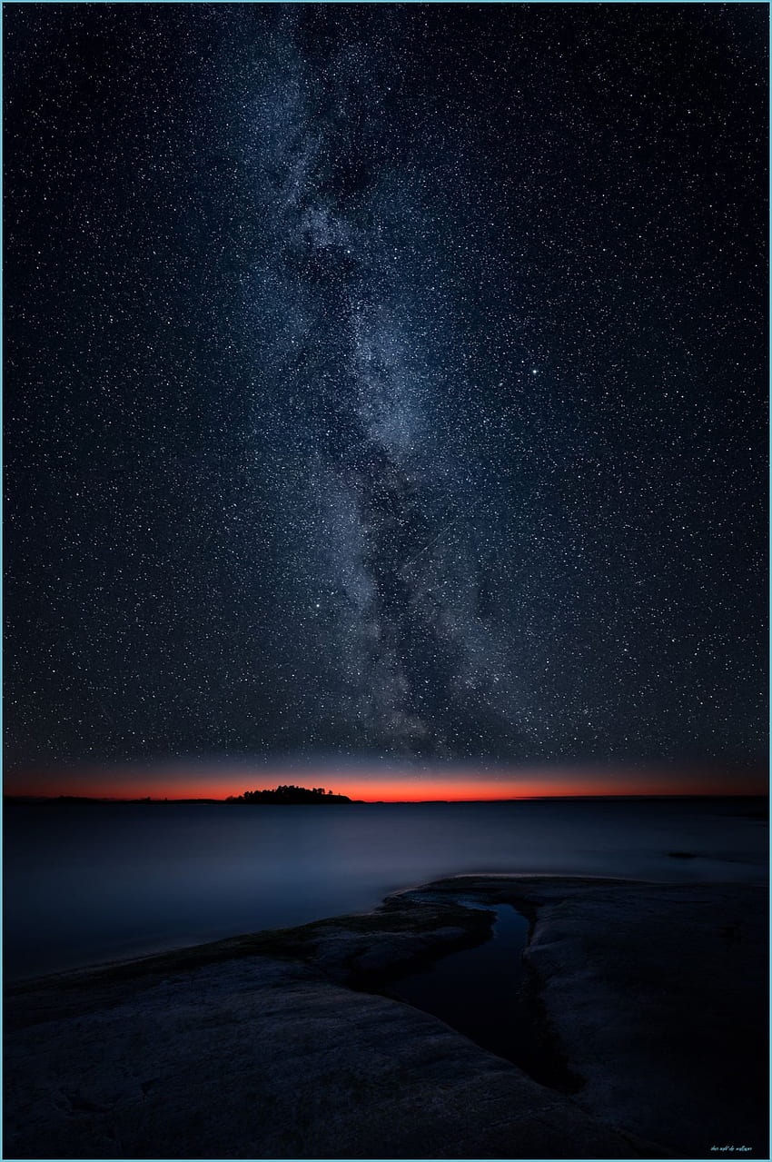 Kristallklare Nacht Sternennacht, Nachthimmel - Klarer Nachthimmel, ruhiger Himmel HD-Handy-Hintergrundbild
