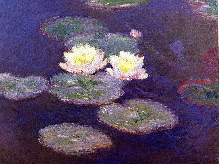 Claude Monet - Waterlilies. Monet. Claude monet, Monet HD wallpaper