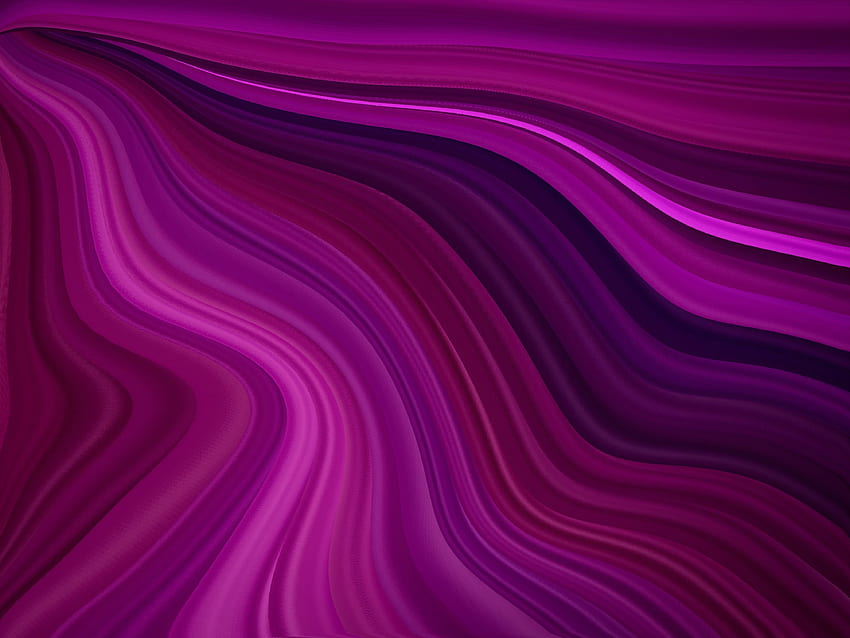 Różowe faliste, fioletowe fale, abstrakcja Tapeta HD