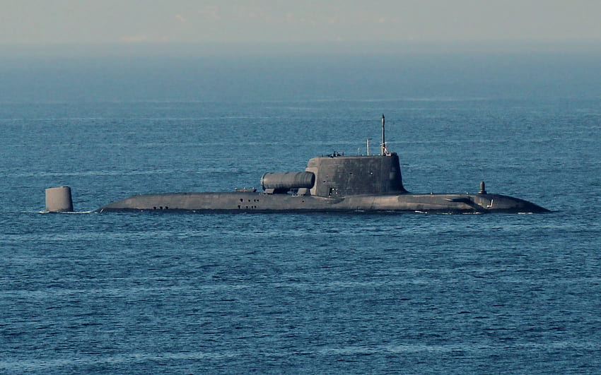 HMS アスチュート、S119、イギリス海軍、攻撃型原子力潜水艦、イギリス、アスチュート、イギリスの潜水艦 高画質の壁紙