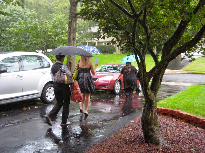 비, 날씨, 흐림, 사람, 비 HD 월페이퍼