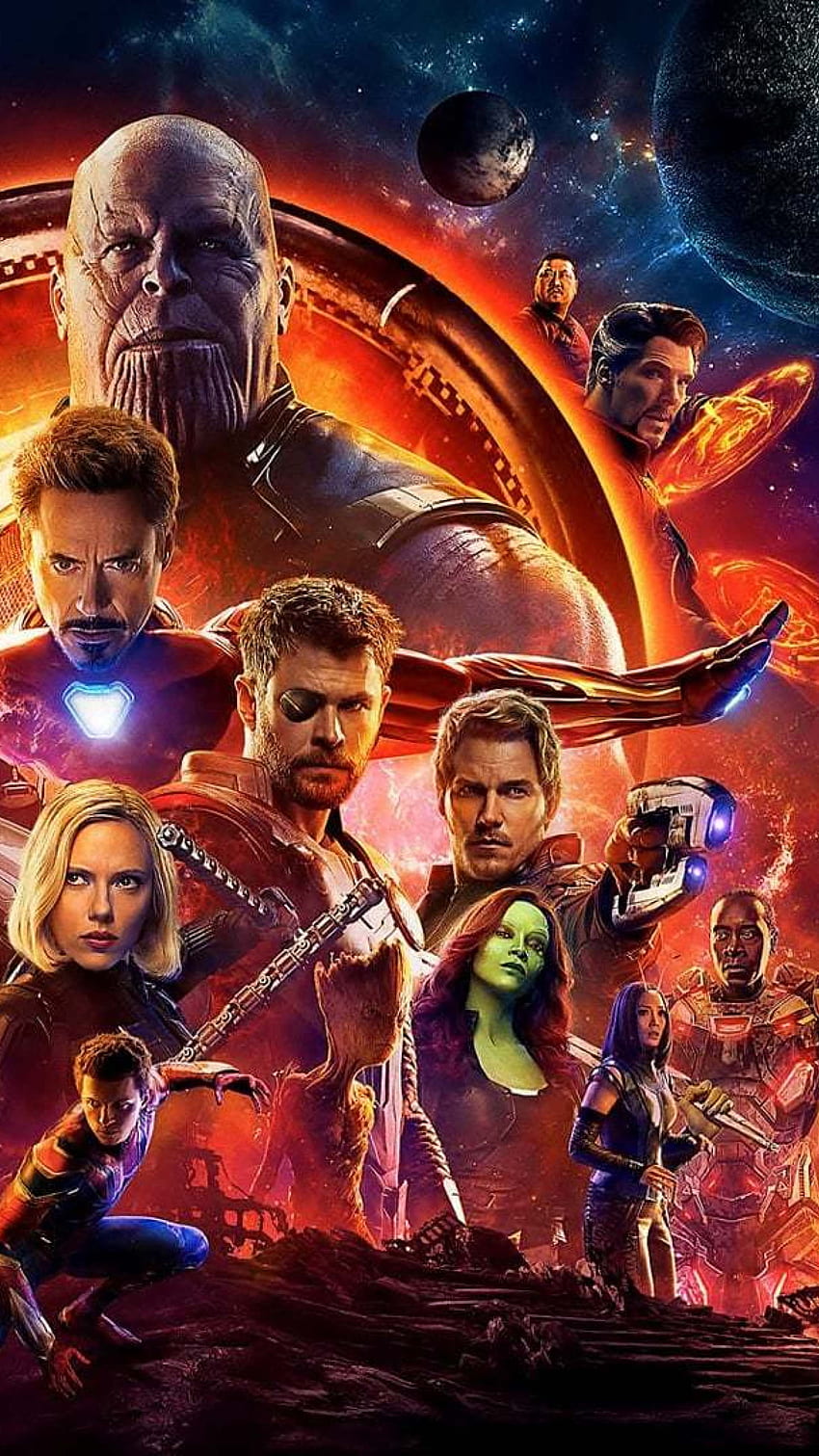 Avengers Infinity War Official Poster Resolution HD phone wallpaper