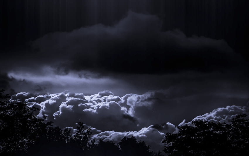 Dark Storm . All White Background, Dark Storm Nature HD wallpaper