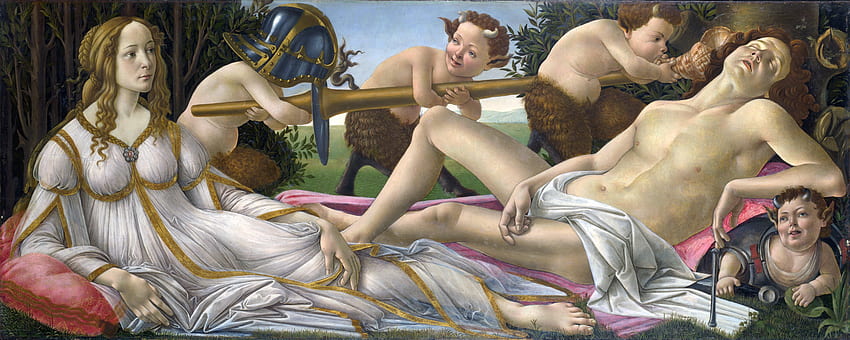 Sandro Botticelli, Mitologi Yunani, Seni Klasik, Lukisan Wallpaper HD