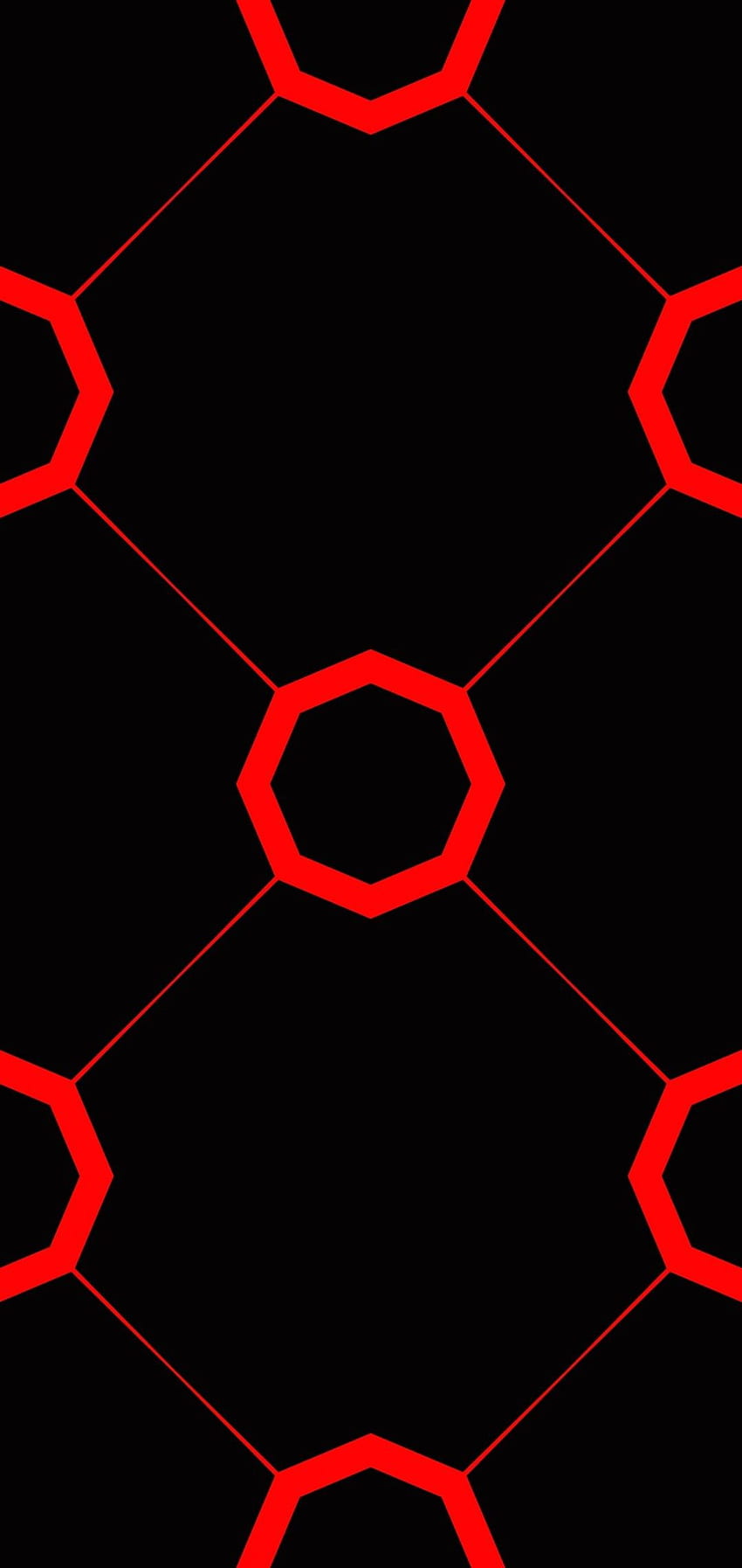 Red Polygons, Pattern, Red Connections for Samsung Galaxy S10e, Xiaomi Mi A2 Lite, OnePlus 6, 1080X2280 Polygon HD phone wallpaper
