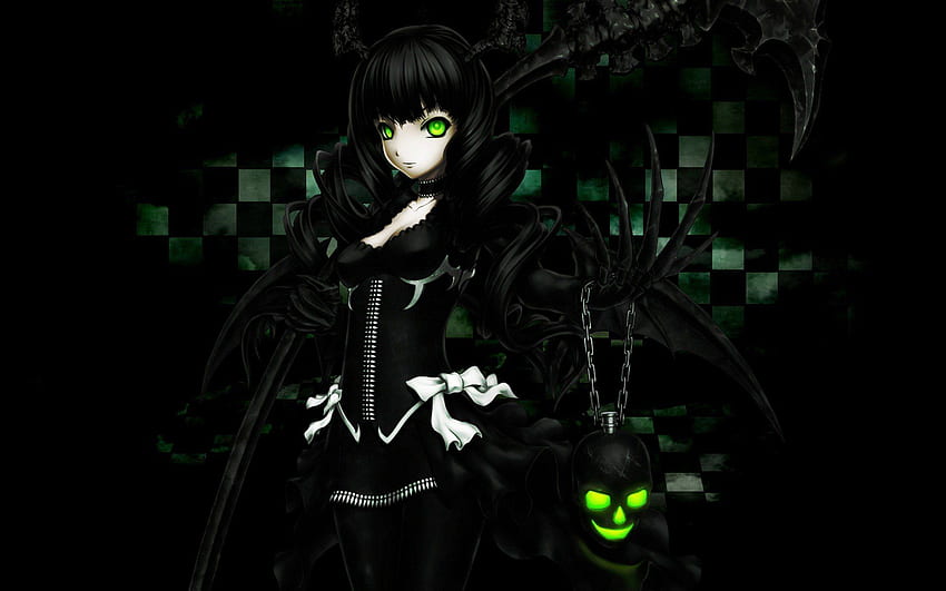 Dark Anime Girl 7871 in Anime cicom [] for your , Mobile & Tablet. Explore Gothic Anime . Black Gothic , 3D Gothic, Green and Black Gothic HD wallpaper