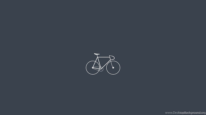 Priorità bassa minimalista della bici a scatto fisso, bici a scatto fisso Sfondo HD