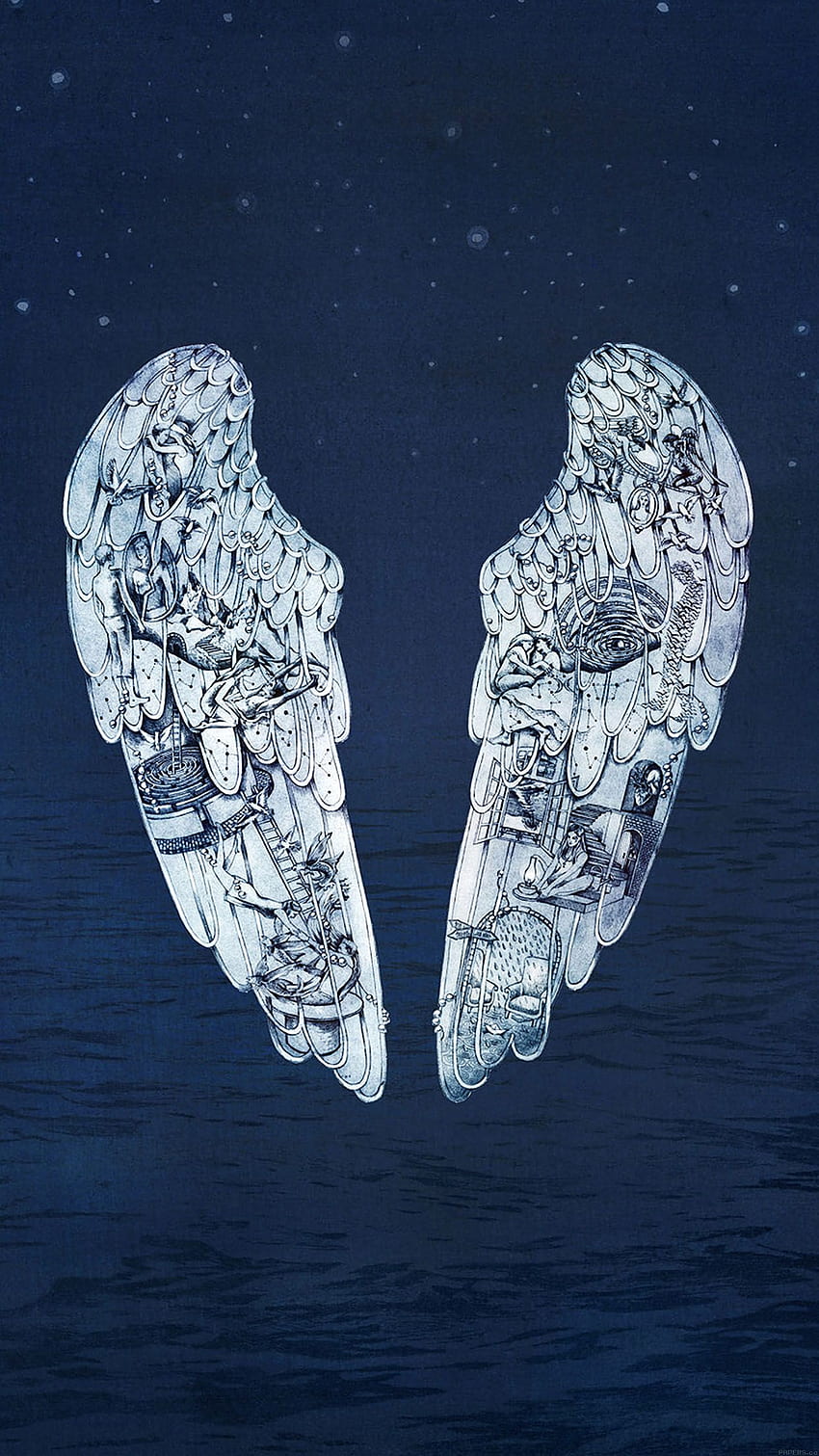 iPhone 6 - Ghost Stories Coldplay-Cover-Art HD-Handy-Hintergrundbild