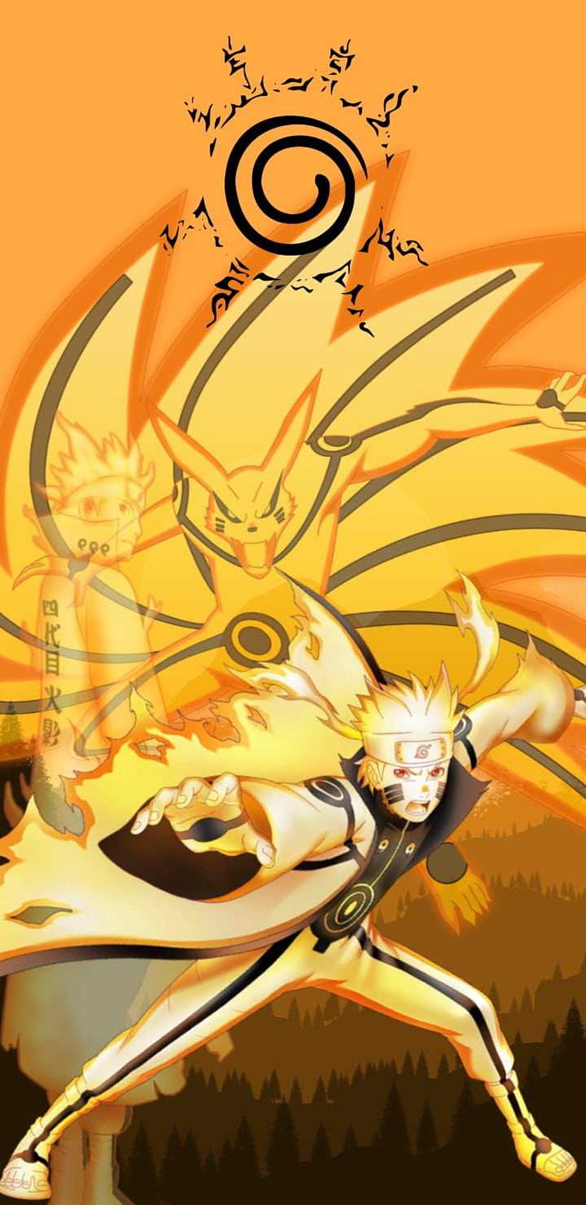 Kurama Naruto, Kurama Naruto Telefon HD-Handy-Hintergrundbild