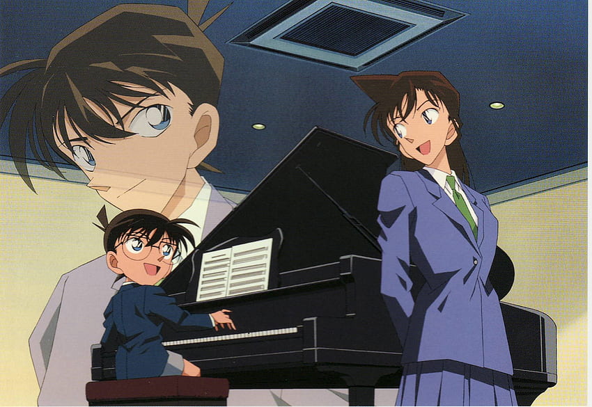 Anime completo: Detective Conan Shinichi y Ran, Shinichi Kudo y Ran fondo de pantalla