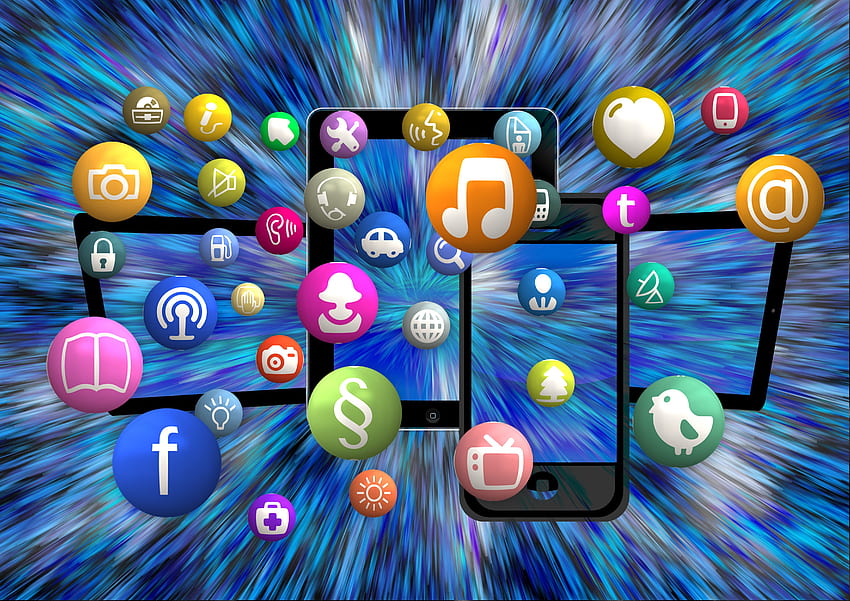 Social networking, Media, Logos HD wallpaper
