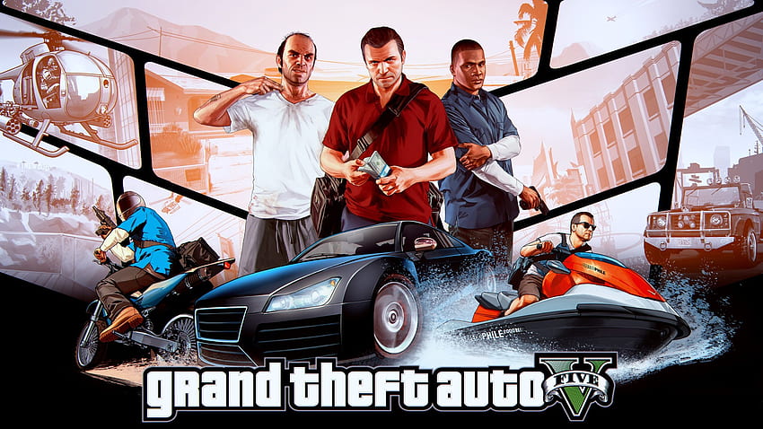 Grand Theft Auto V dalam format jpg untuk, GTA V Online Wallpaper HD