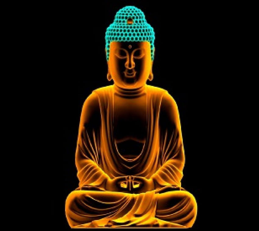spirituell, gott, blau, buddha HD-Hintergrundbild