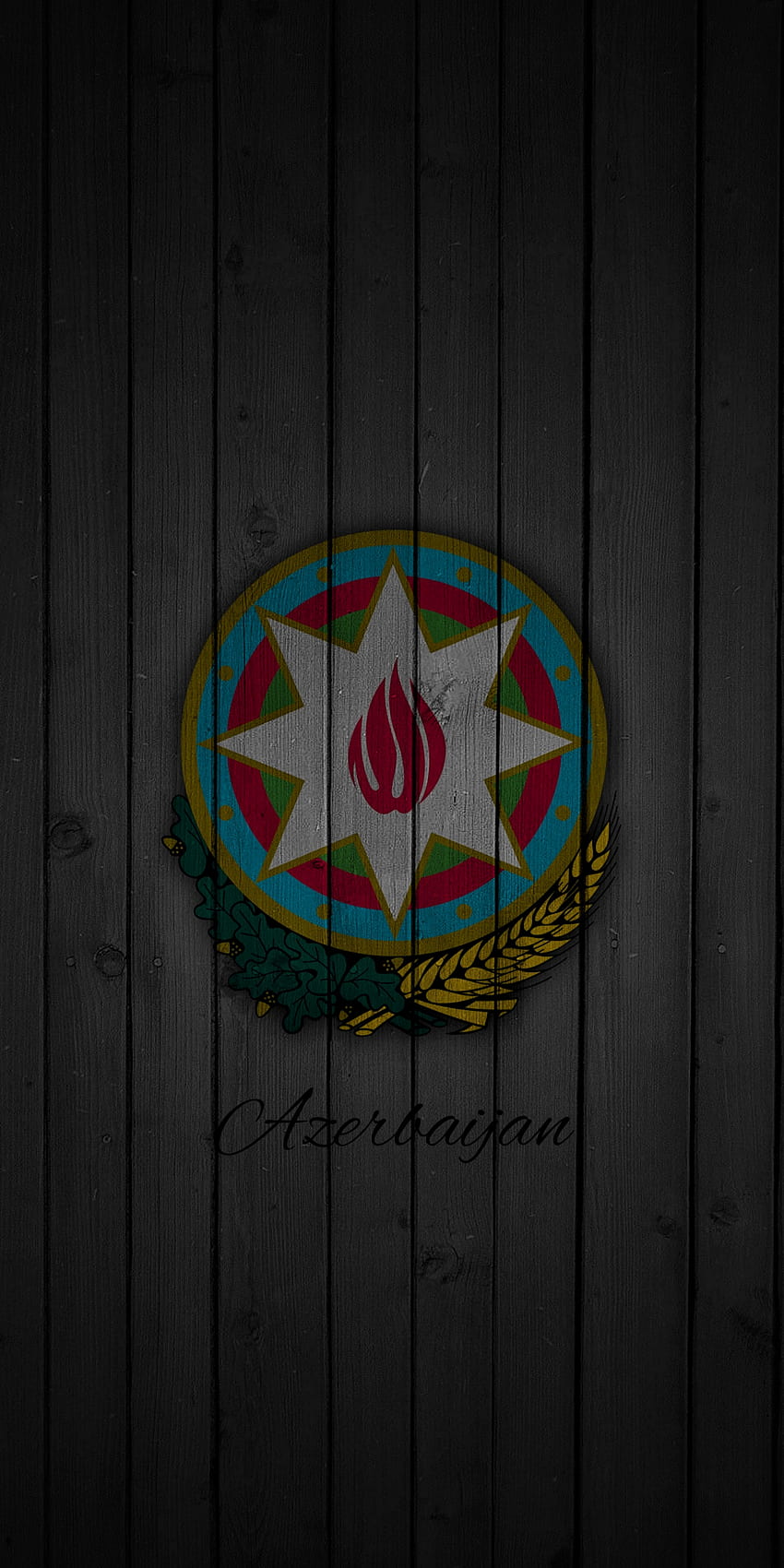 Gerb (Azərbaycan), Azerbaijan, samsung, azerbaycan, android, design, iphone HD phone wallpaper