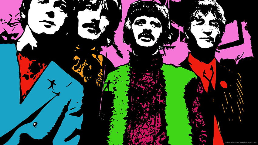 Psychedelic Beatles . Beatles art, Beatles , Beatles iphone, The Beatles Psychedelic HD wallpaper