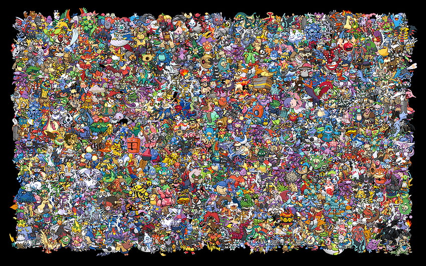 Tutti i Pokemon Background Bozhu. Tutti, tutti i Pokémon Sfondo HD