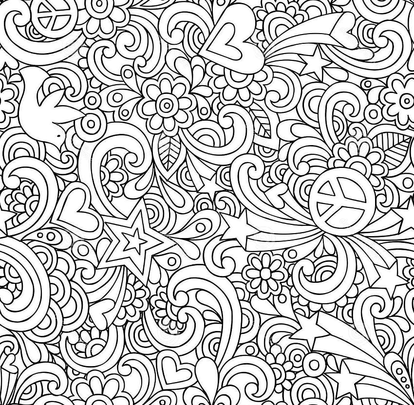 Abstract, Abstract Adult Coloring HD wallpaper