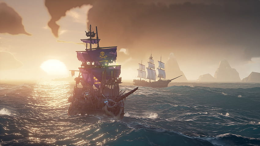 ArtStation - Sea Of Thieves - Skeleton Ships, Xbox One 및 PC, David Milligan. Sea of ​​thieves, 컨셉 아트, 해적 아트, 메갈로돈 Sea of ​​Thieves HD 월페이퍼