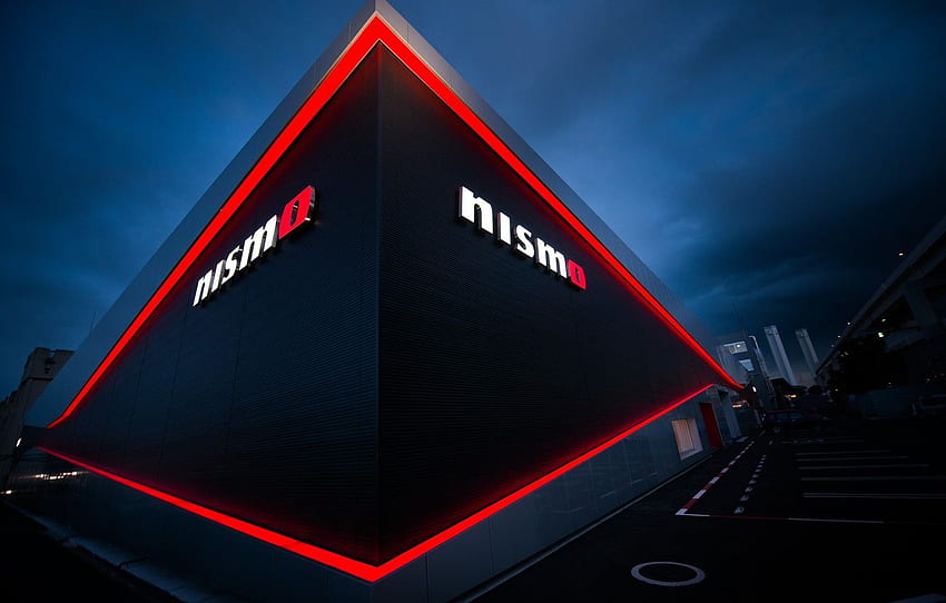 line, style, the building, neon, office, nismo HD wallpaper