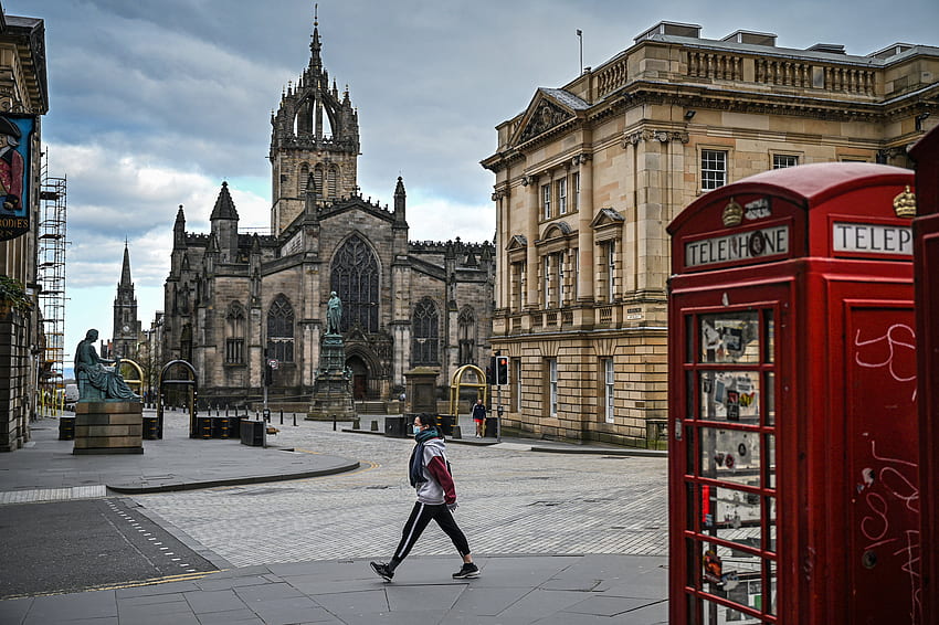코로나 바이러스에 맞서는 스코틀랜드는 영국과의 분리를 주장합니다 - The New York Times, Edinburgh University HD 월페이퍼