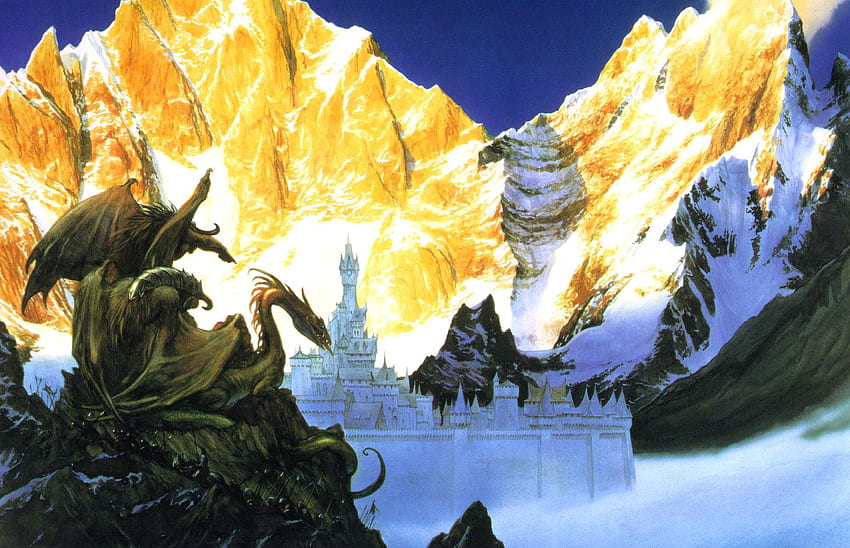 John Howe Silmarillion - & Background HD wallpaper