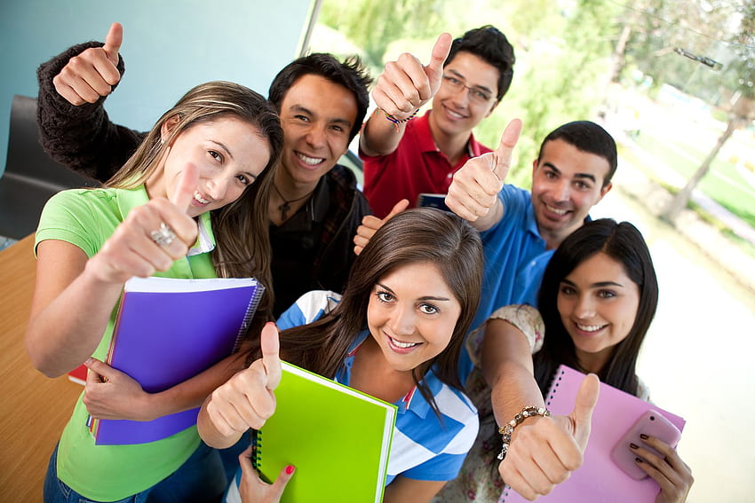 Happy Teenager Student Group Standing Together And Showing The Flags Stock  Photo, Picture and Royalty Free Image. Image 154575529.