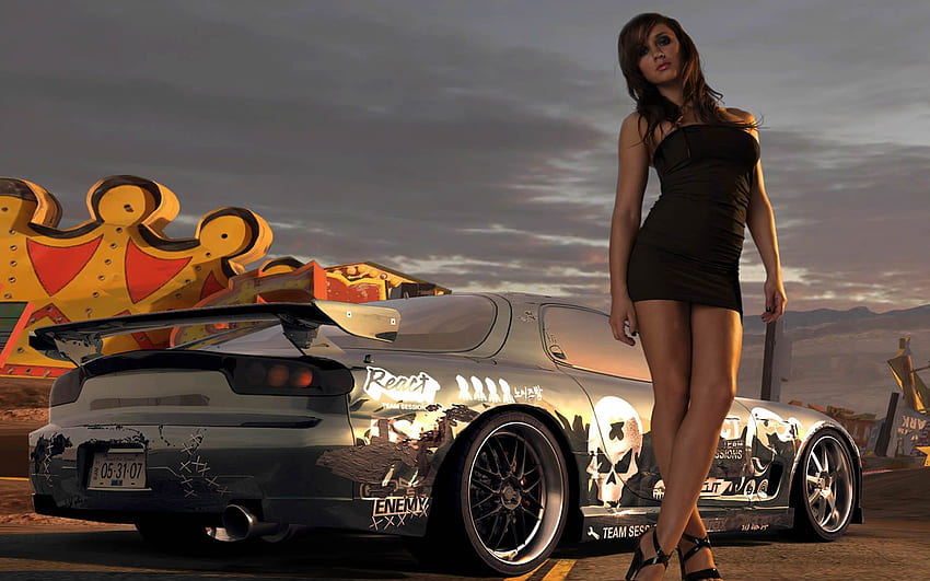 Chica - Need For Speed ​​Most Wanted, Need for Speed: Most Wanted fondo de pantalla