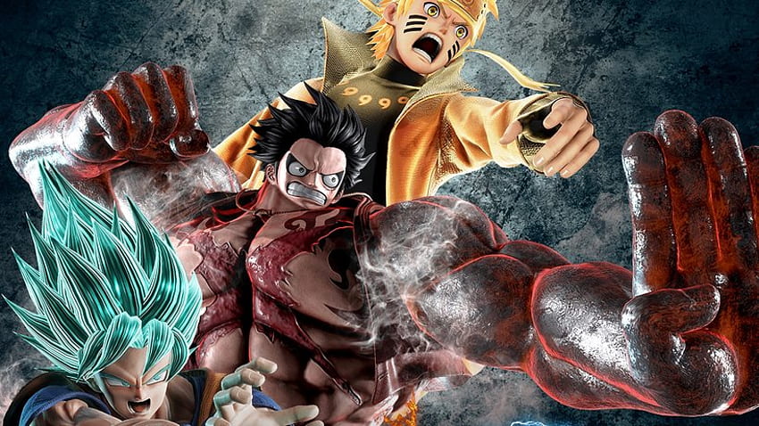 Jump Force Goku Super Saiyan Blue Luffy Boundman Naruto Six Paths Sage , Naruto Super Saiyan HD wallpaper