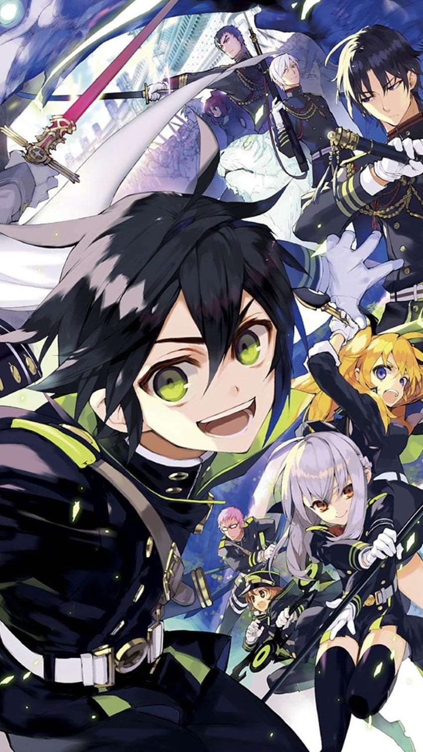 Wallpaper sword, guy, Owari no Seraph, the last Seraphim, Yuichiro Hakua,  Guren for mobile and desktop, section сёнэн, resolution 1920x1358 - download