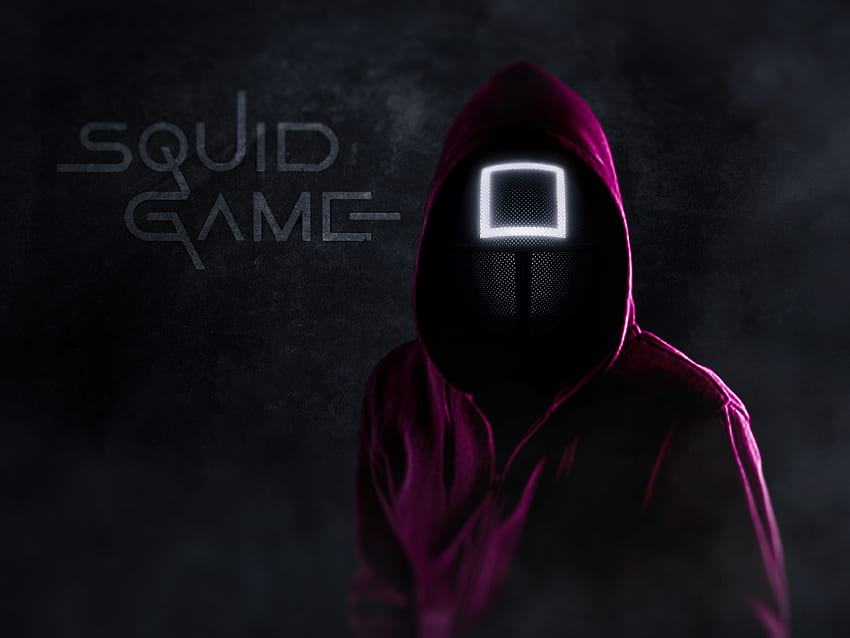 Squid Game, hoodie, hacker, fire, , , pubg, squidgame HD тапет