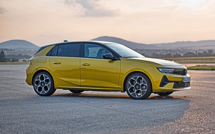 Opel Astra Hybrid, , sunset, 2021 cars, R, Opel Astra L, 2021 Opel Astra, german cars, Opel HD wallpaper