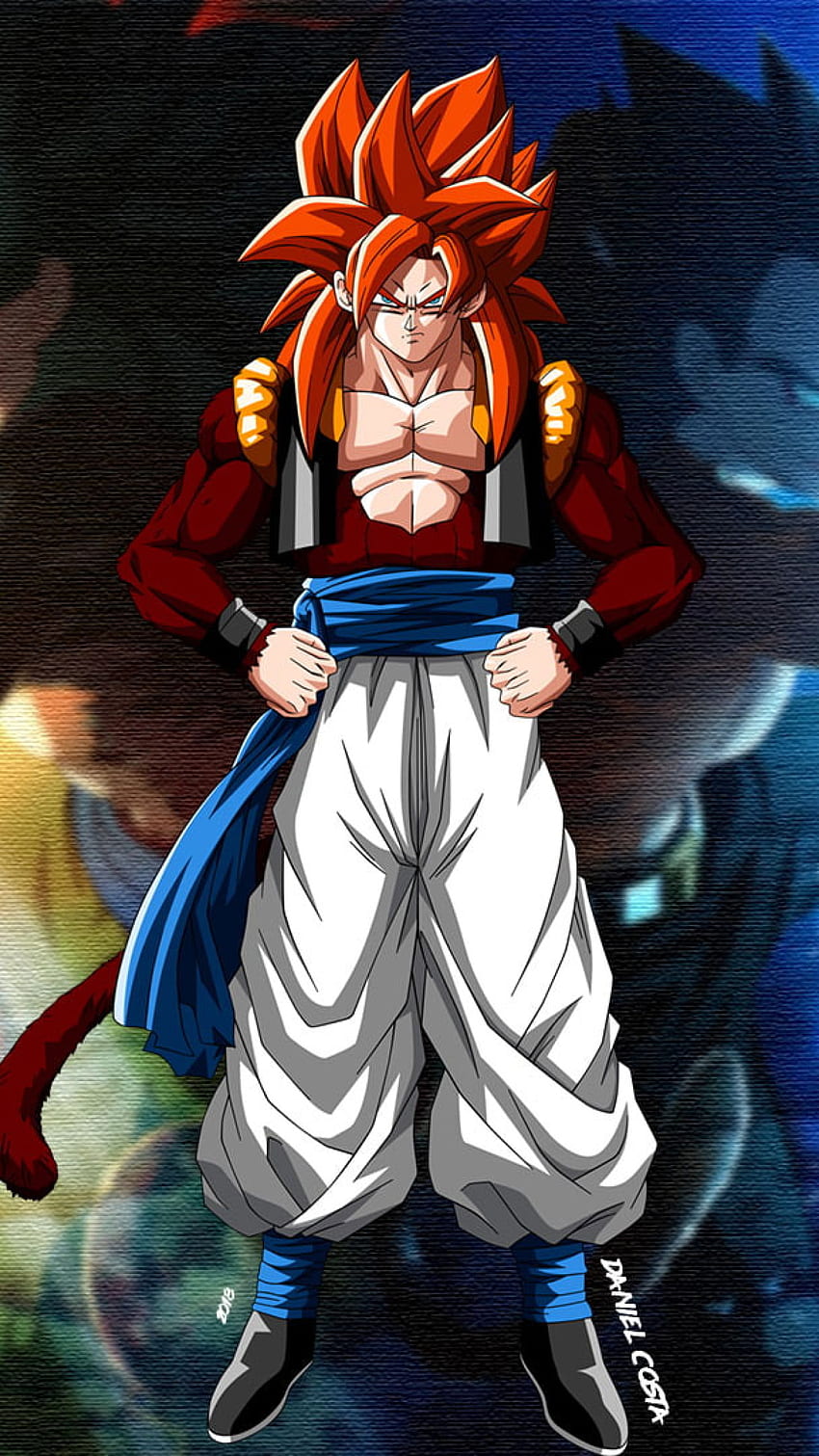 Mobile wallpaper: Anime, Dragon Ball, Dragon Ball Gt, Gogeta