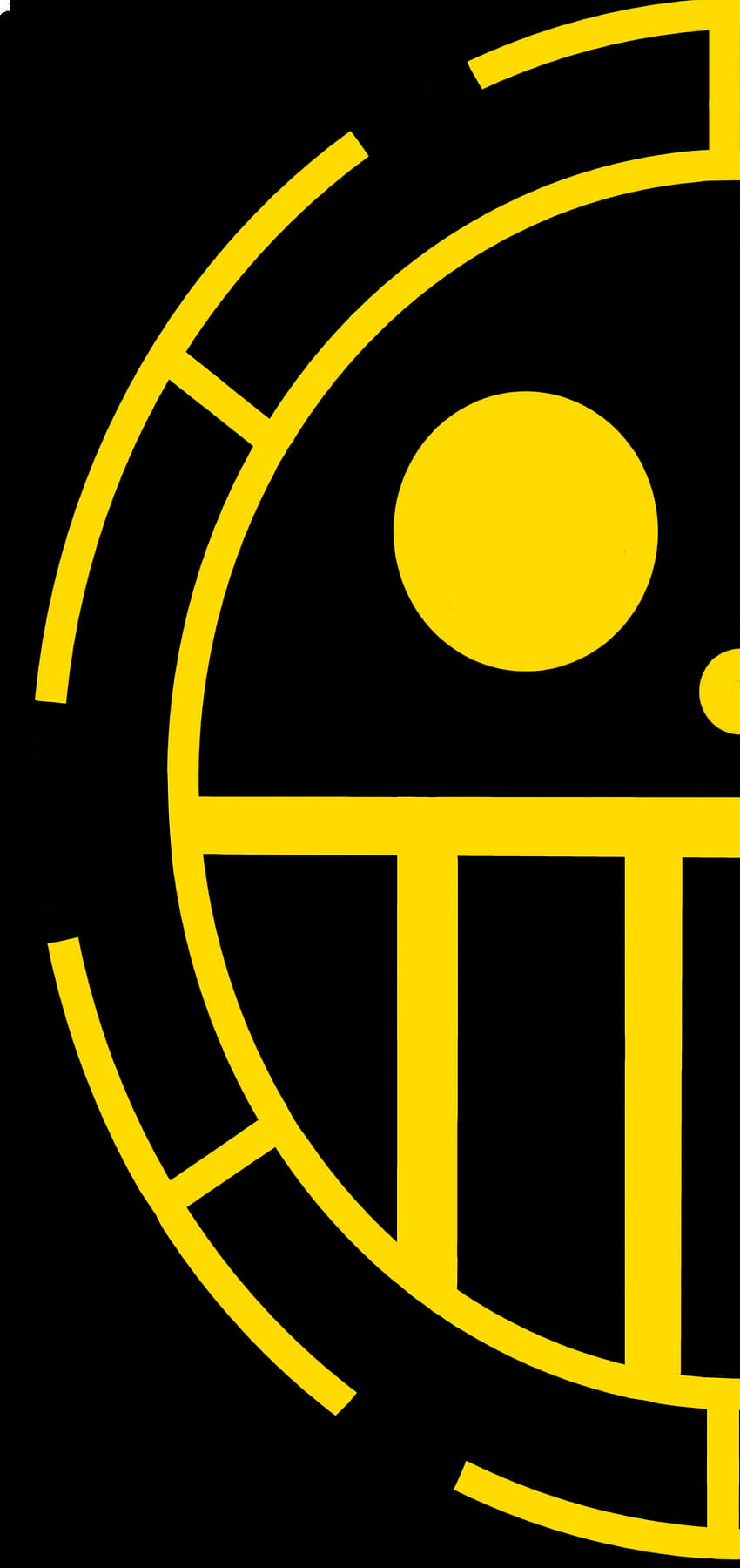 Logotipo de piratas del corazón, símbolo, trafalgar, patrón, trafalgarlaw, una pieza, logotipo de piratas del corazón fondo de pantalla del teléfono