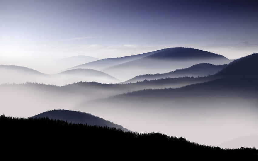 ธรรมชาติสงบ ภูเขาที่เงียบสงบ วอลล์เปเปอร์ HD