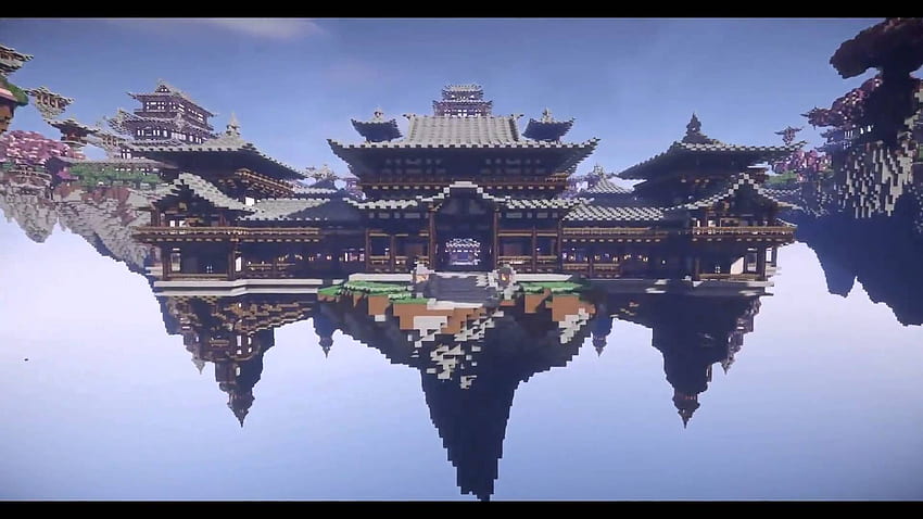 Minecraft Asian style city map [city of mirage] HD wallpaper