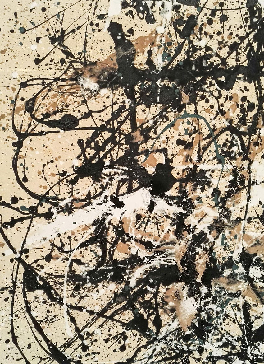 Teléfono de Jackson Pollock, pintura de Jackson Pollock fondo de pantalla del teléfono