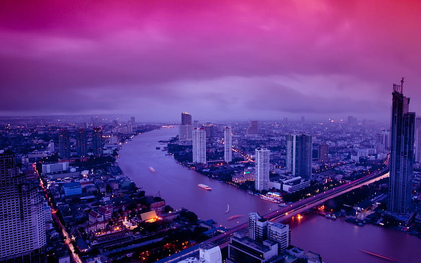 Night Bangkok For FB Cover, Bangkok at Night HD wallpaper