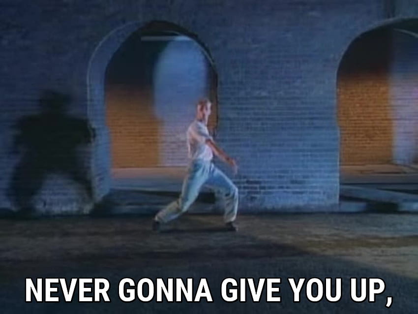 Never gonna give you up Memes HD wallpaper