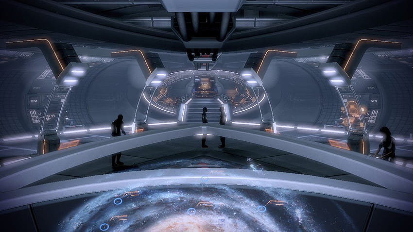 Ponte principale della Normandia - Mass Effect 2 Loraine95. Interno di astronave, Mass Effect, Design di astronave Sfondo HD