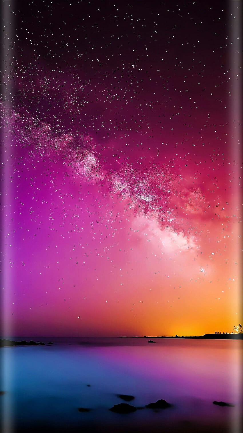 Fond d'écran de nuit estrellada colorida noche, 1242x2208 Fond d'écran de téléphone HD